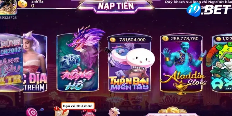 Kho game đa dạng và hấp dẫn của 789 club